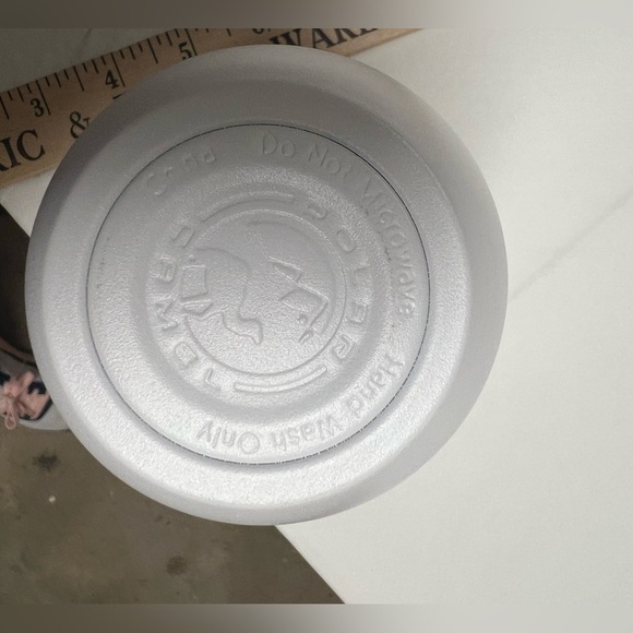 POLAR CAMEL 12oz INSULATED STEMLESS WINE CUP.   WHITE MONOGRAMMED “NONNA” - Picture 3 of 7